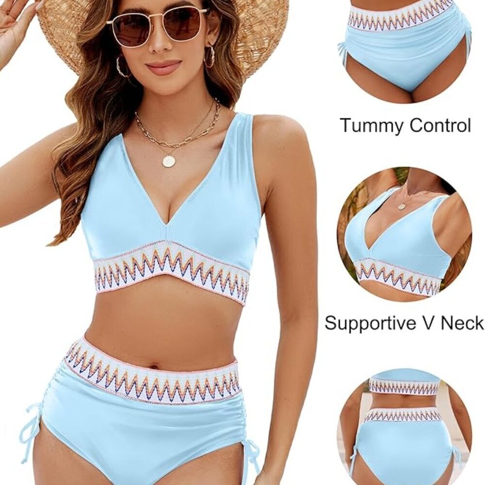 Blooming Jelly Women High Waisted Bikini Sets